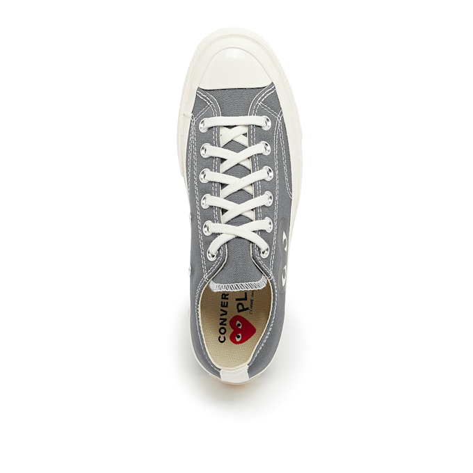 Comme des Garcons Play Black Heart Chuck Taylor All Star '70 Low gris 60916 4