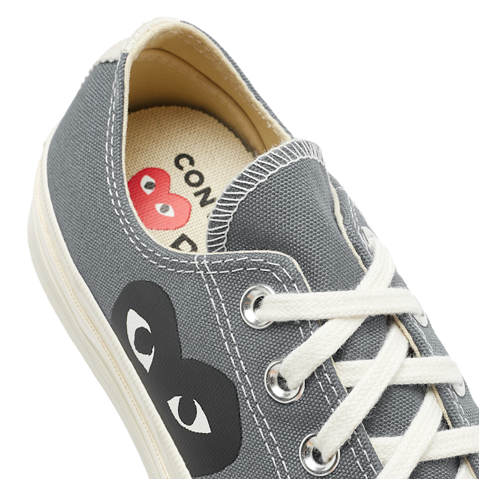 Comme des Garcons Play Black Heart Chuck Taylor All Star '70 Low gris 60916 5