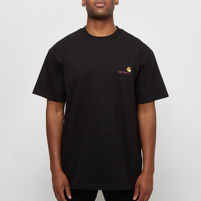 Carhartt WIP S/S American Script T-Shirt black 65617 2