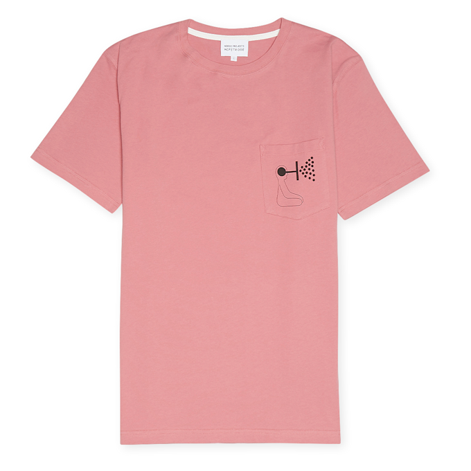 Norse Projects x Geoff McFetridge Niels Pocket Mind Wall red 66519 1