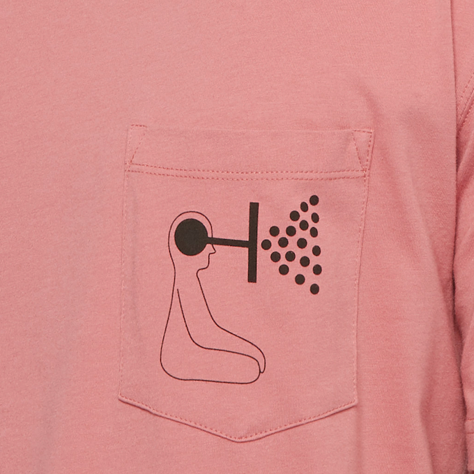 Norse Projects x Geoff McFetridge Niels Pocket Mind Wall red 66519 5