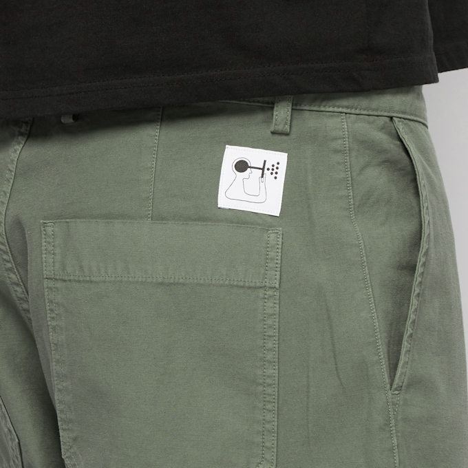 Norse Projects x Geoff McFetridge Lukas Backsatin groen 66525 5