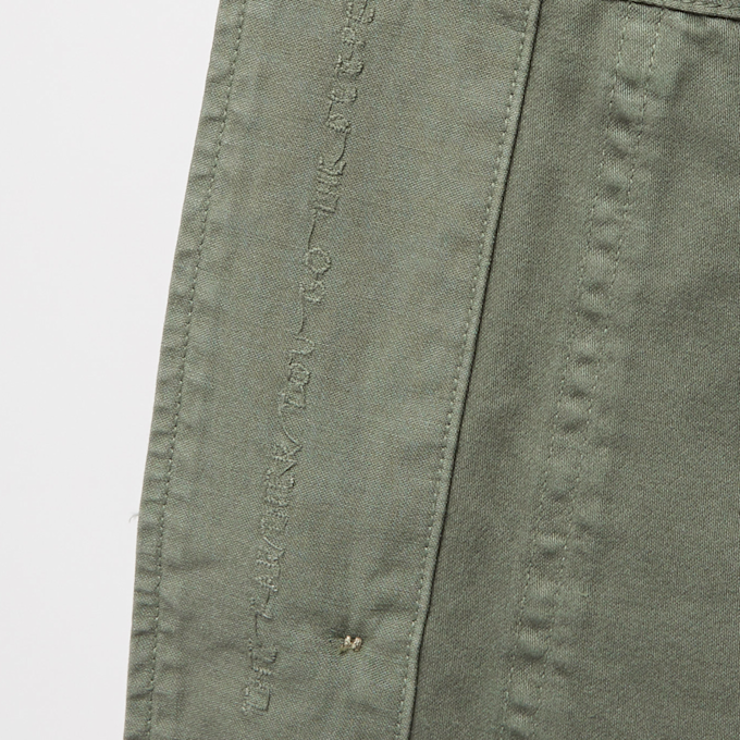 Norse Projects x Geoff McFetridge Mads Backsatin groen 66523 7