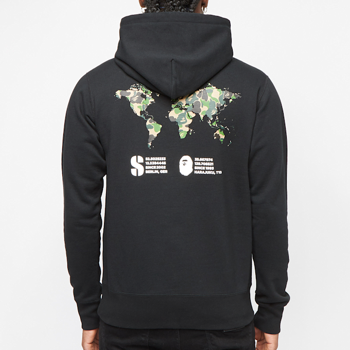 solebox x A Bathing Ape (BAPE) Hoodie noir 69766 4
