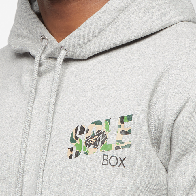 solebox x A Bathing Ape (BAPE) Hoodie grey 69855 5