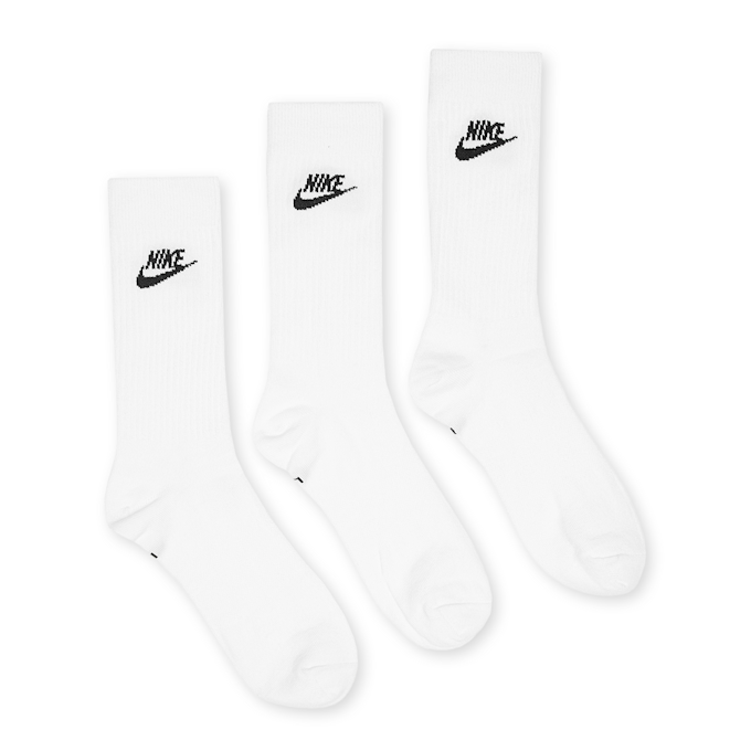 Nike Sportswear Everyday Essential Crew Socks (3 Pack) white 70996 2