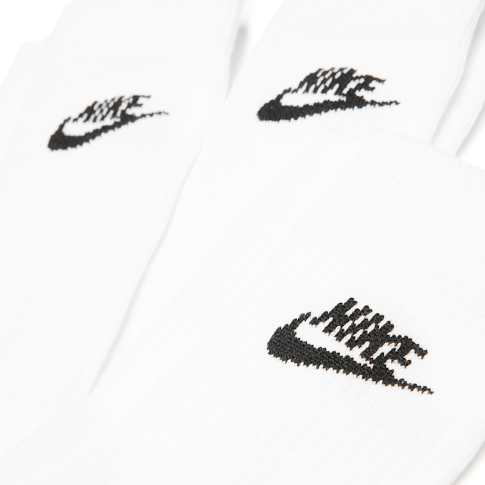 Nike Sportswear Everyday Essential Crew Socks (3 Pack) white 70996 3