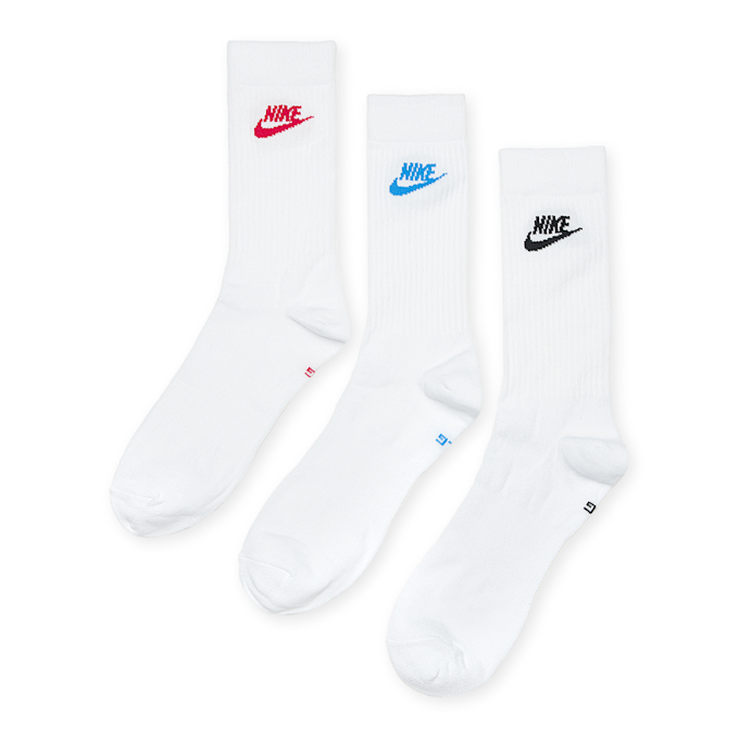 Nike Sportswear Everyday Essential Crew Socks (3 Pack) weiß 70997 1