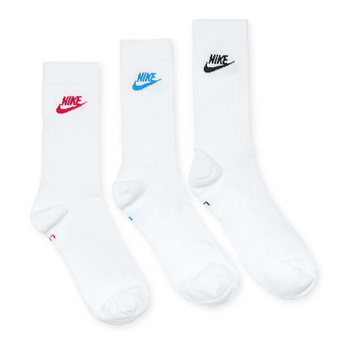 Nike Sportswear Everyday Essential Crew Socks (3 Pack) white 70997 2