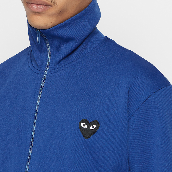 Comme des Garcons Play Play Sweatshirt Big Heart blau 73063 5