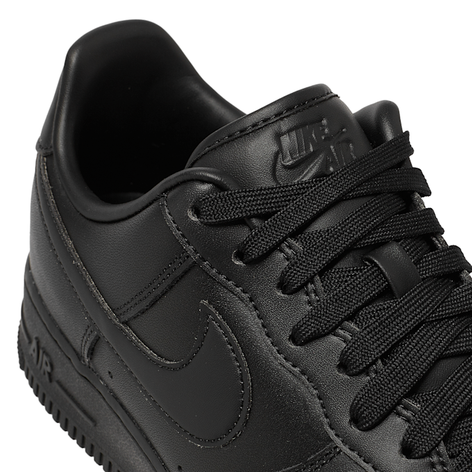 Nike Air Force 1 '07 Fresh "Triple Black" schwarz 73326 7
