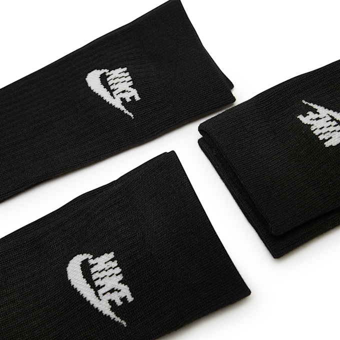 Nike Sportswear Everyday Essential Crew Socks (3 Pack) schwarz 73407 3