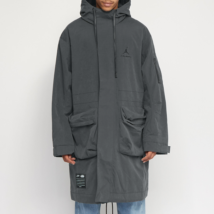 Jordan M J AMM PARKA black/medium ash grau 73948 2