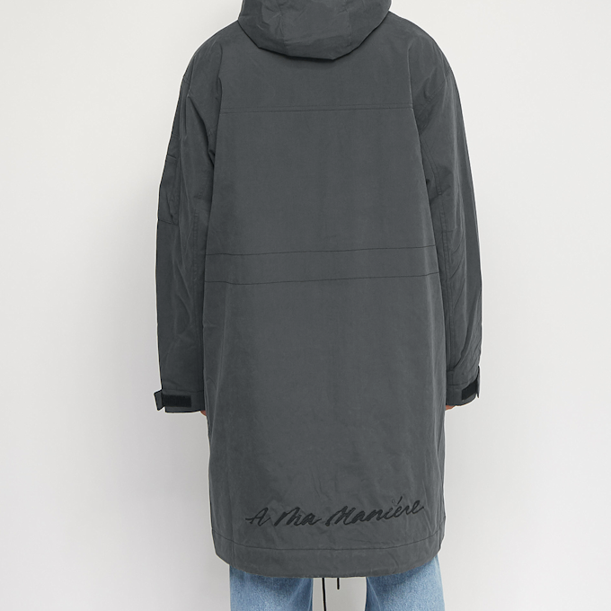 Jordan M J AMM PARKA black/medium ash grau 73948 4