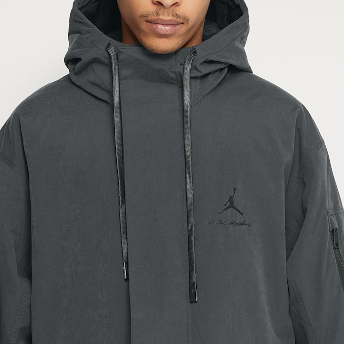 Jordan M J AMM PARKA black/medium ash grau 73948 5