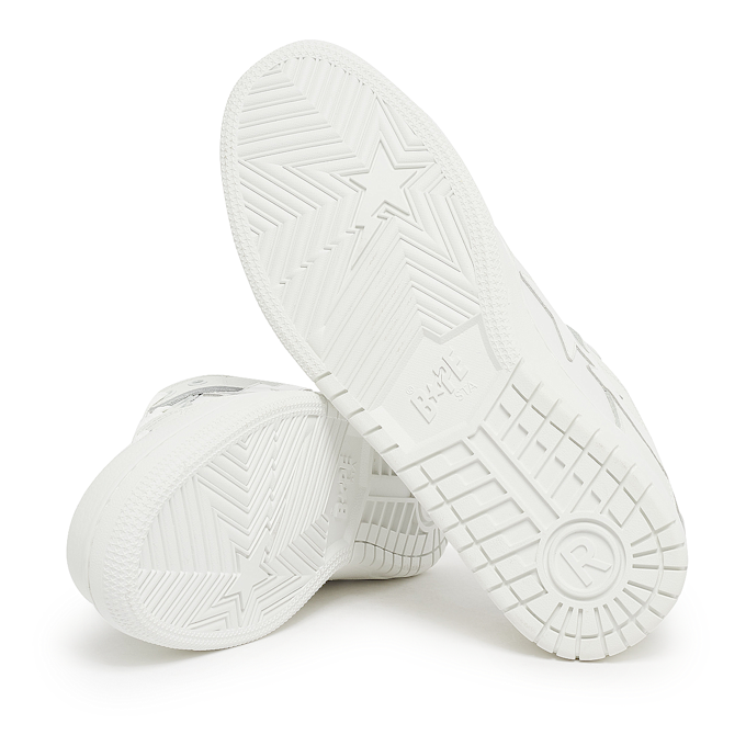 A Bathing Ape Wmns BAPE Sk8STA #3 L white 74569 7