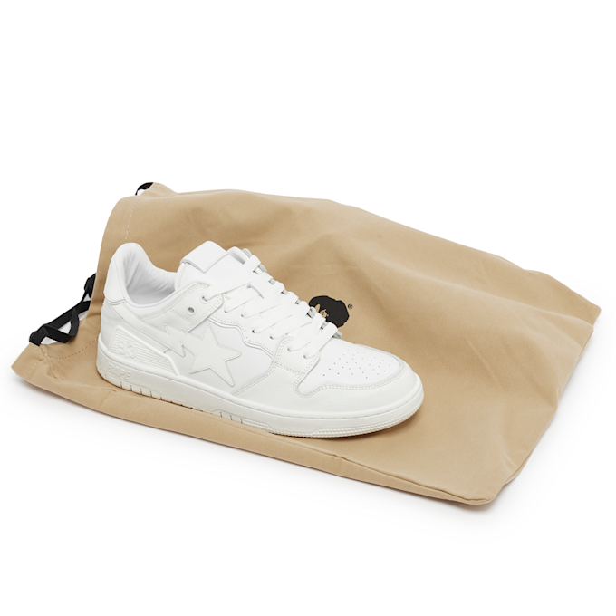A Bathing Ape Wmns BAPE Sk8STA #3 L white 74569 8