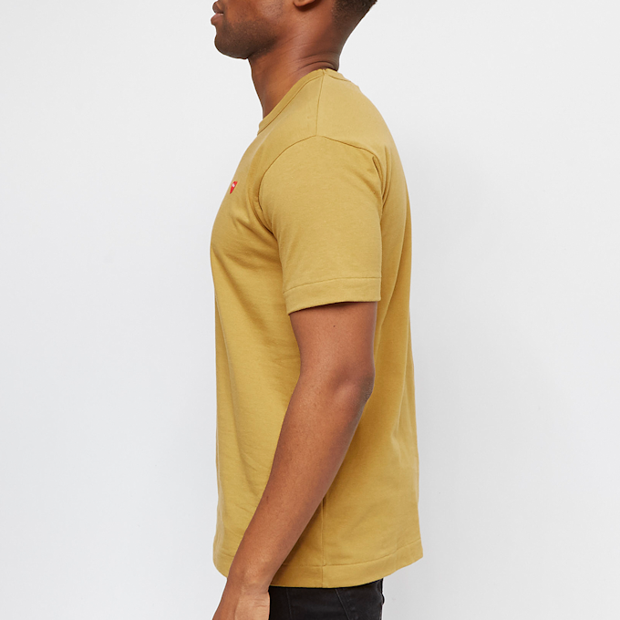 Comme des Garcons Play Red Heart T-Shirt geel 75573 3