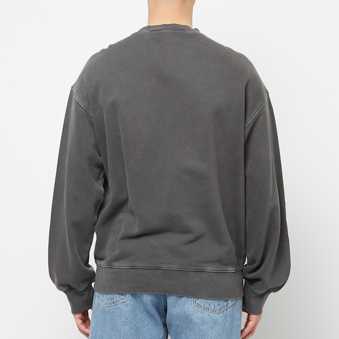 Carhartt WIP Nelson Sweat dusty h brown garment dyed grau 75956 4
