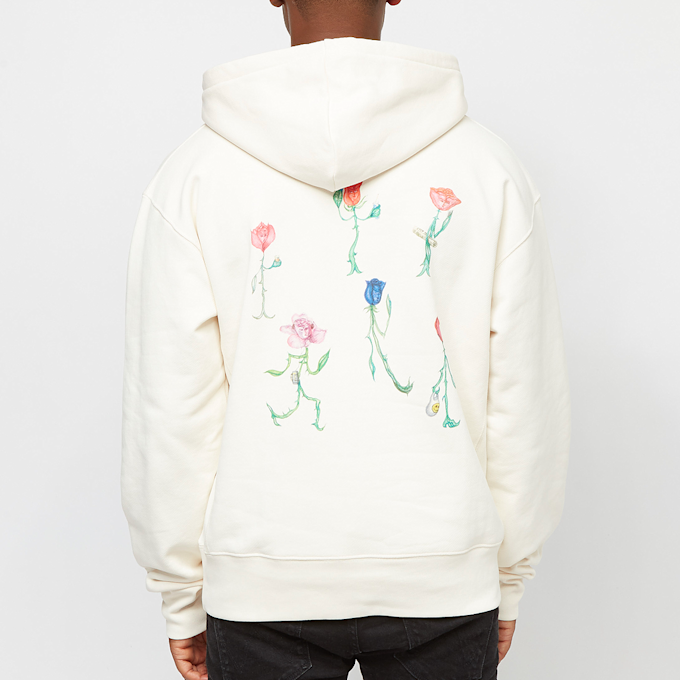 Soulland Flowers Hoodie beige 76117 4