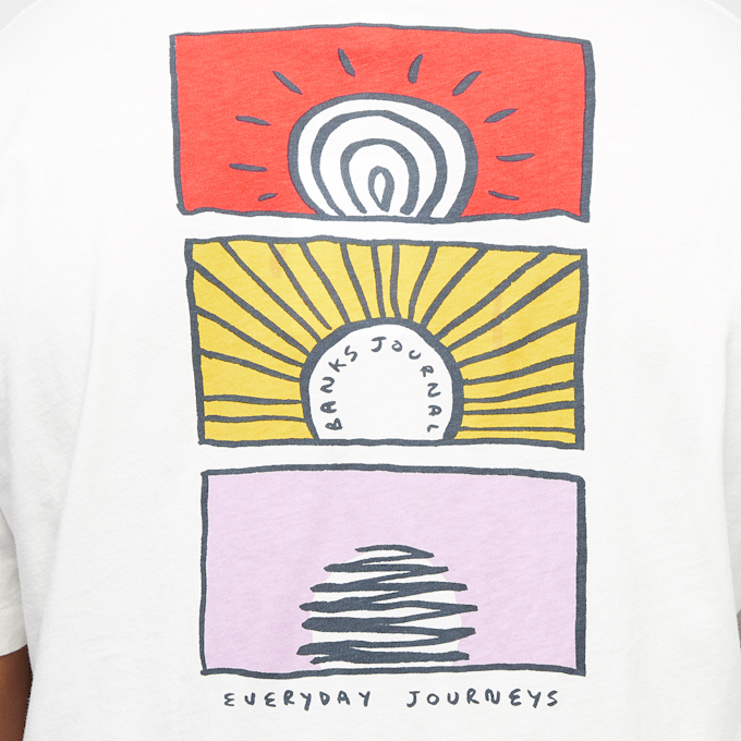 Banks Journal Swipe Tee off white wit 76559 6