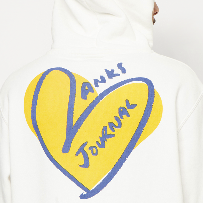 Banks Journal Ticker Hoodie white 76574 6