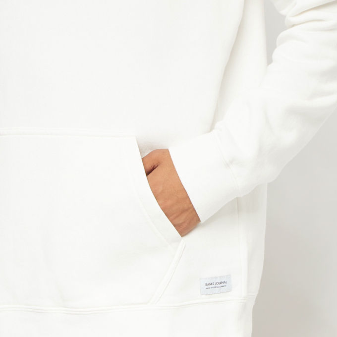Banks Journal Ticker Hoodie white 76574 7