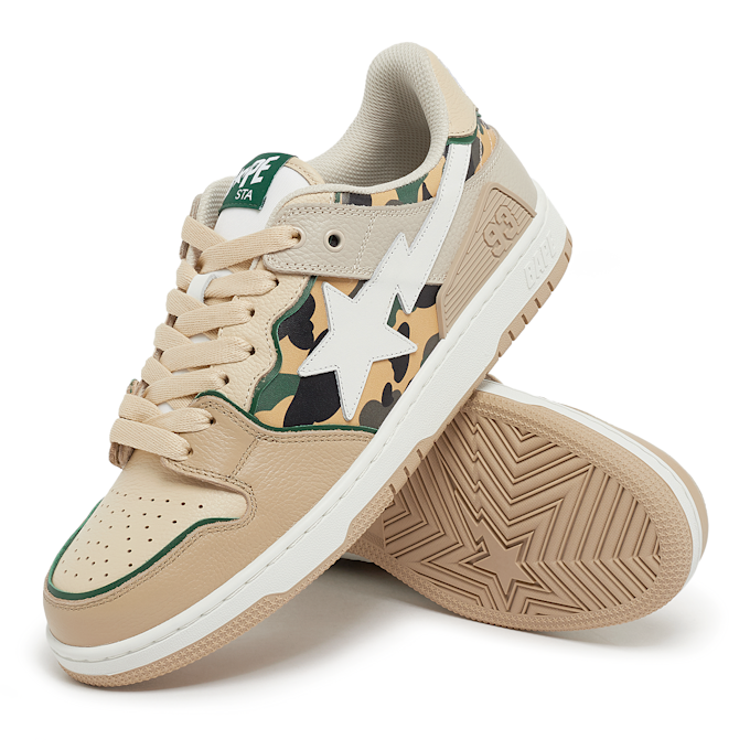 A Bathing Ape Wmns SK8 Sta #4 L beige 76826 7