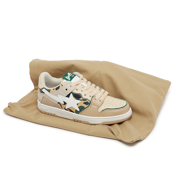 A Bathing Ape Wmns SK8 Sta #4 L beige 76826 8