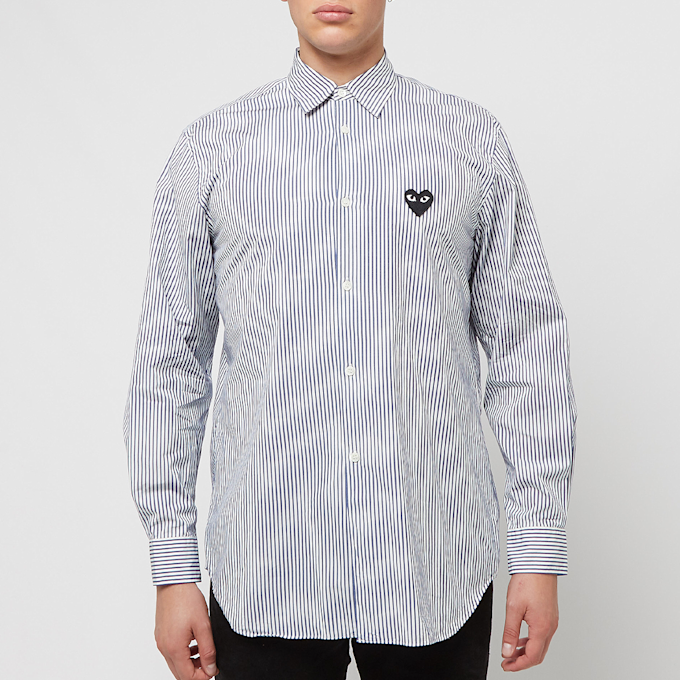 Comme des Garcons Play Shirt Woven blue 77069 2