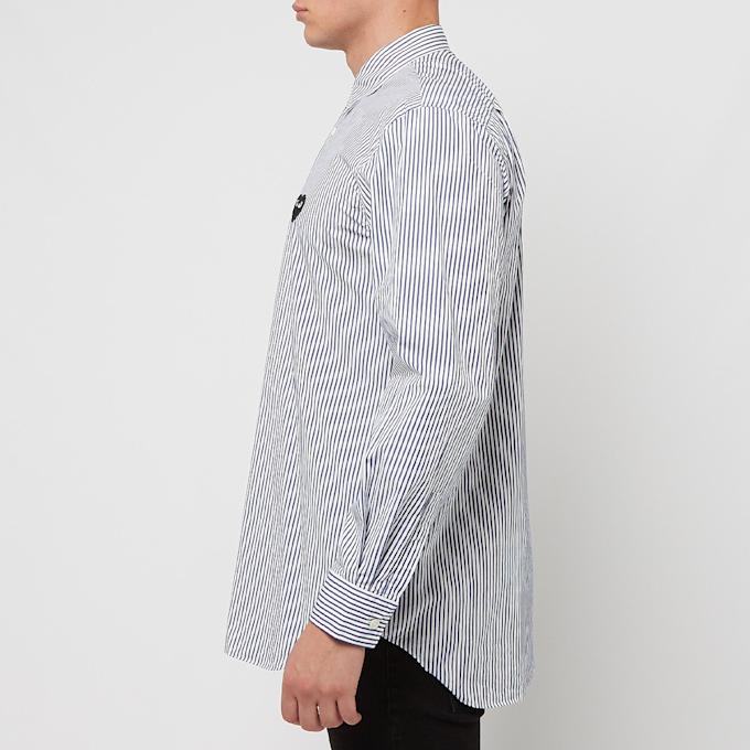 Comme des Garcons Play Shirt Woven blue 77069 3