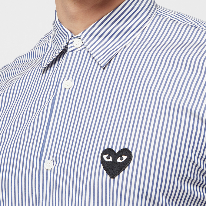 Comme des Garcons Play Shirt Woven blue 77069 5