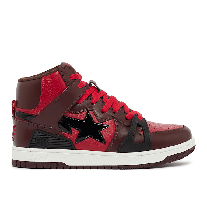 A Bathing Ape Bape Sta 93 Hi M1 red 77371 2