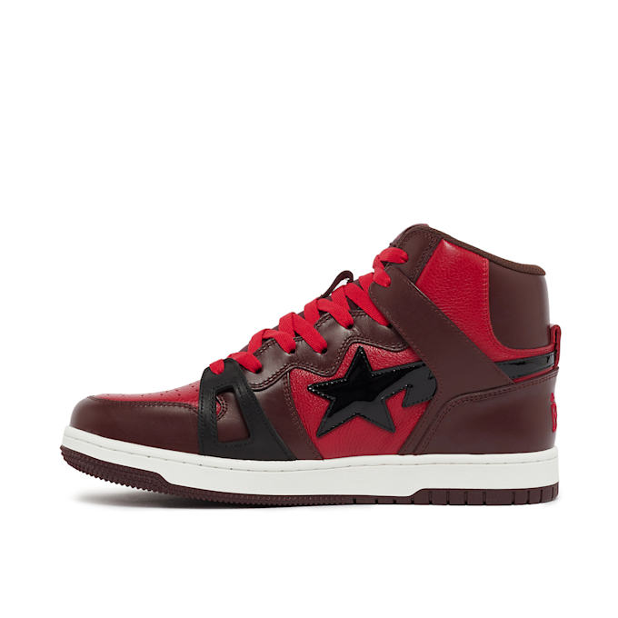 A Bathing Ape Wmns Bape Sta 93 Hi L red 77383 3