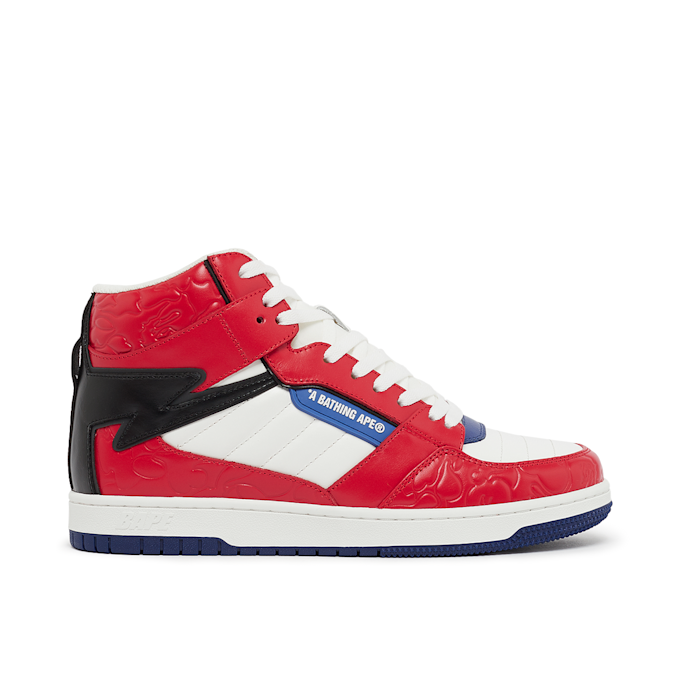 A Bathing Ape Wmns Sta 88 Mid #1 L red 77394 2