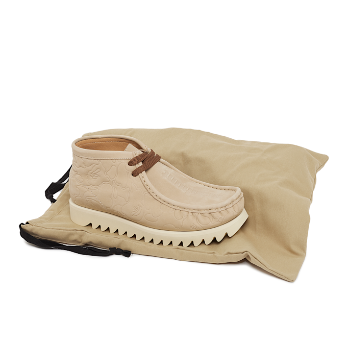 A Bathing Ape Wmns Manhunt #1 L beige 77393 8