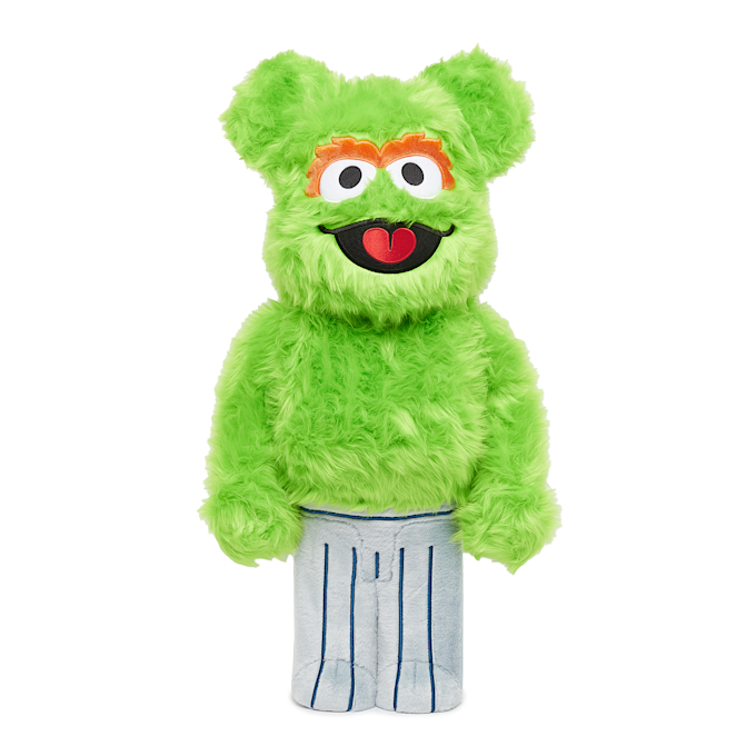 Medicom Bearbrick Oscar The Grouch Costume Ver. 1000% multicolor 79889 1