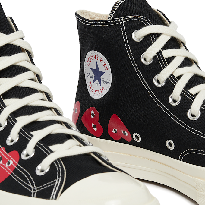 Comme des Garcons Play Multi Heart Chuck Taylor All Star '70 High schwarz 79924 6