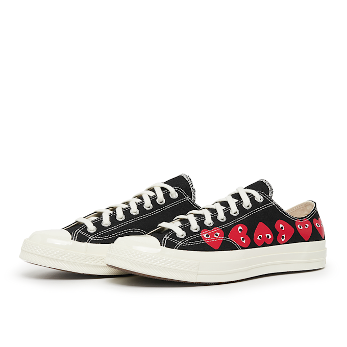 Comme des Garcons Play Multi Heart Chuck Taylor All Star '70 Low noir 79927 1