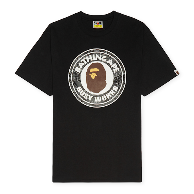 A Bathing Ape Layered Line Camo Busy Works Tee M black 80182 1