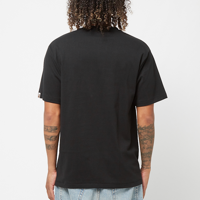 A Bathing Ape Layered Line Camo Busy Works Tee M black 80182 4
