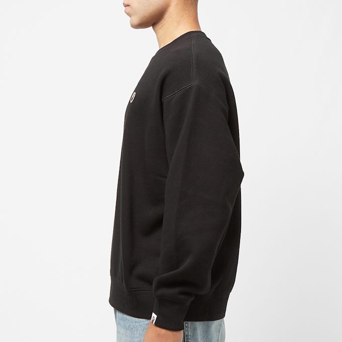 A Bathing Ape Head One Point Crewneck black 80186 3
