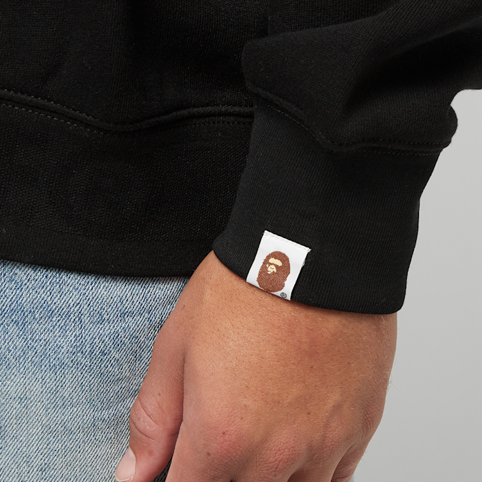 A Bathing Ape Head One Point Crewneck black 80186 6
