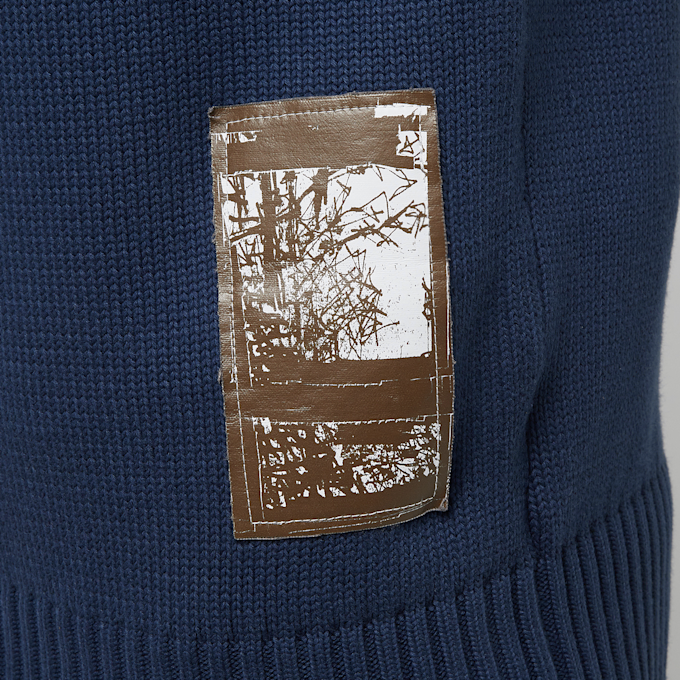 GR10K Cotton Knit Vest blau 80388 6
