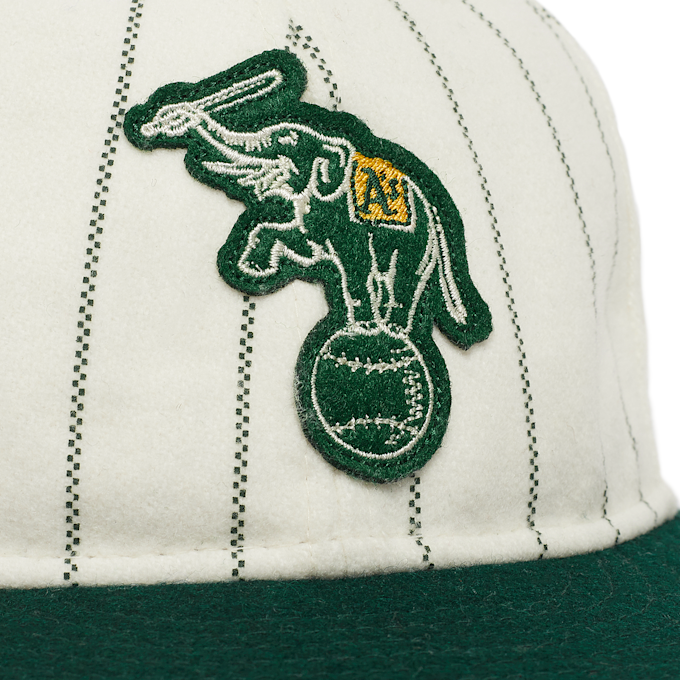 New Era MLB Stripe Oakland Athletics CHW 59 Fifty RC beige 80630 4