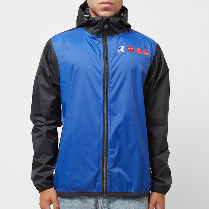 Comme des Garcons Play K-Way Full Zip Jacket blue 81010 2