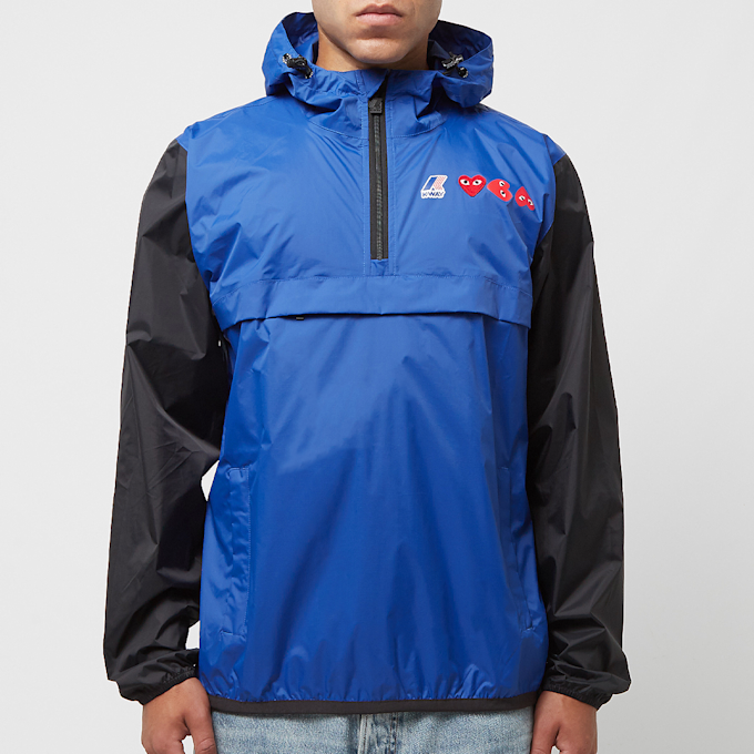 Comme des Garcons Play K-Way Half Zip Jacket blau 80937 2
