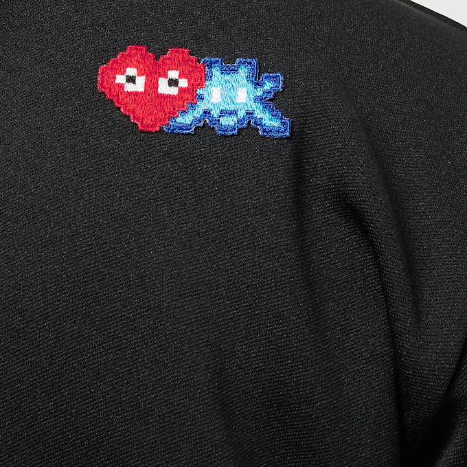 Comme des Garcons Play x The Artist Invader Hooded Zip Sweatshirt schwarz 81359 6
