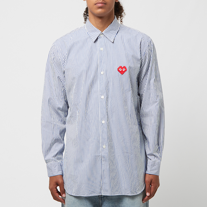 Comme des Garcons Play Men's Shirt Woven bleu 81360 2