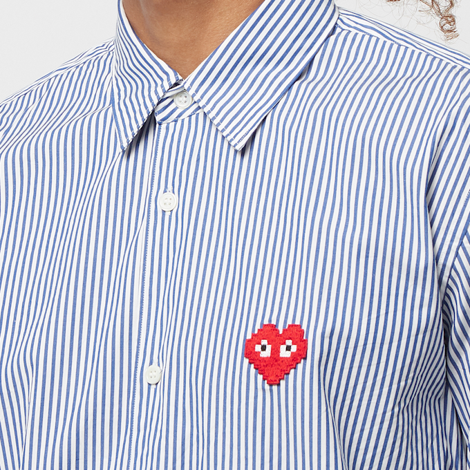 Comme des Garcons Play Men's Shirt Woven bleu 81360 5